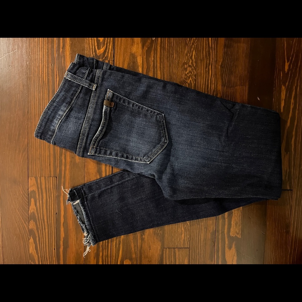 Joes jeans, size 30 raw edge denim